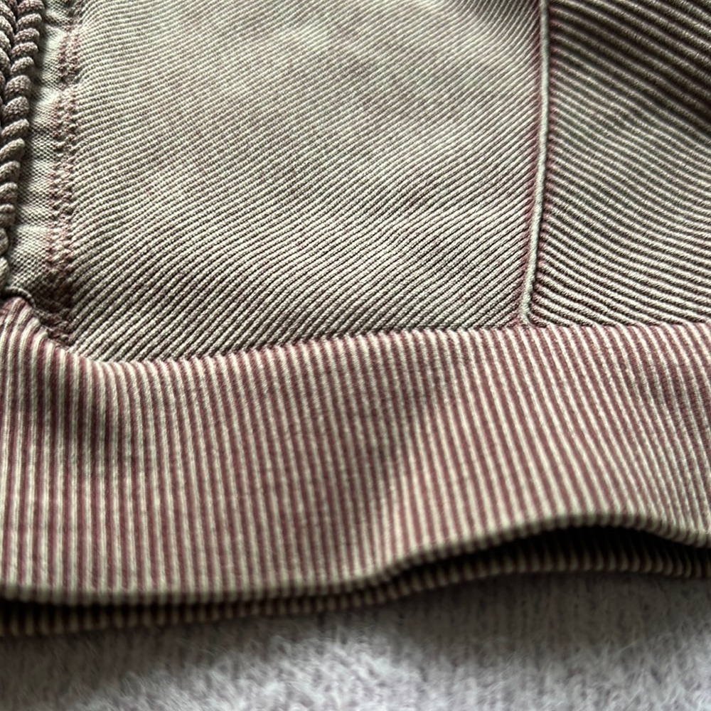 Purple Ribbed Crop Tank Top - Picture 3 of 8